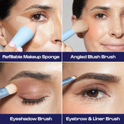 Multi-Tasker: Brocha de Maquillaje 4 en 1 Alleyoop