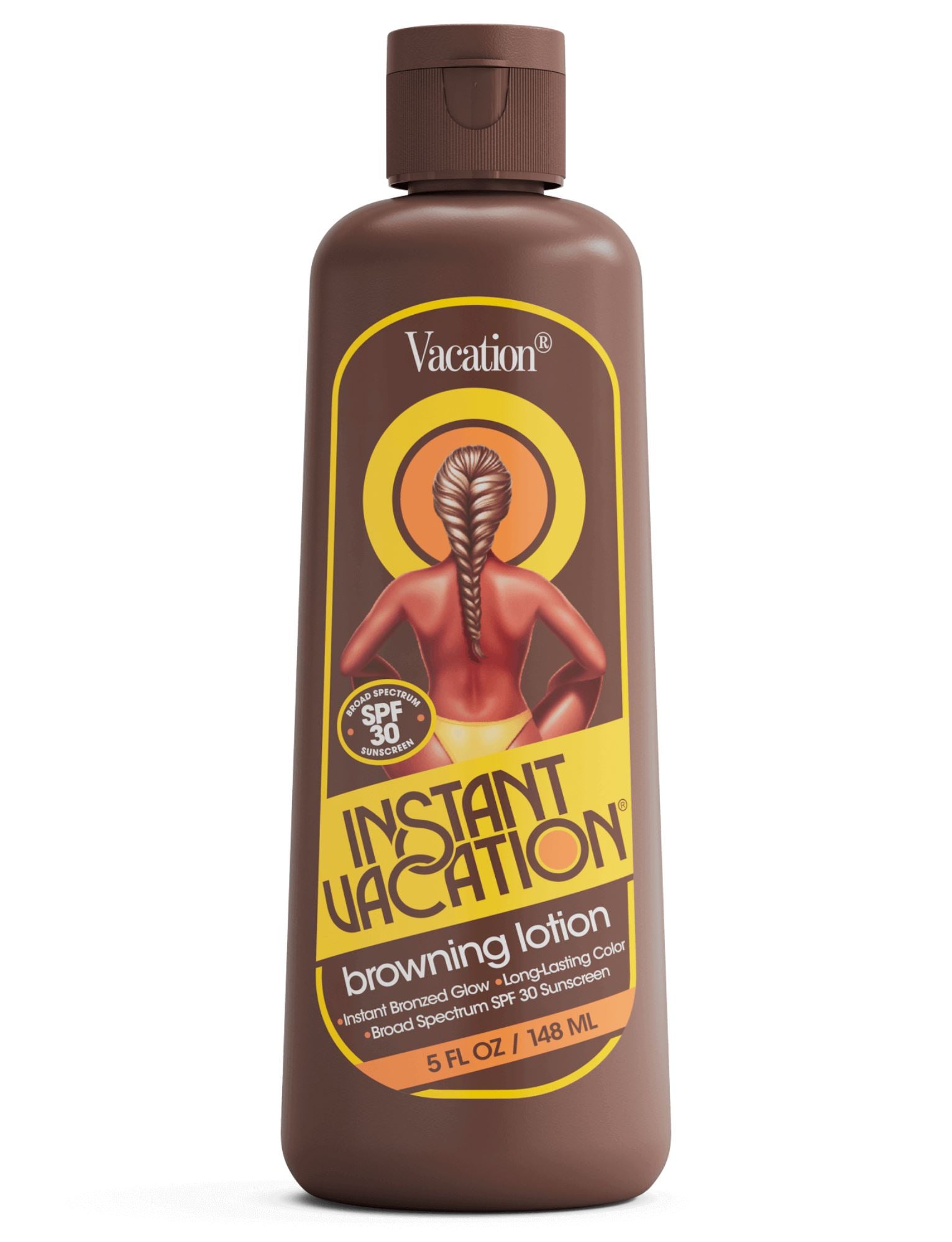 Instant Vacation Browning Lotion SPF 30 Body Sunscreen GLOWY
