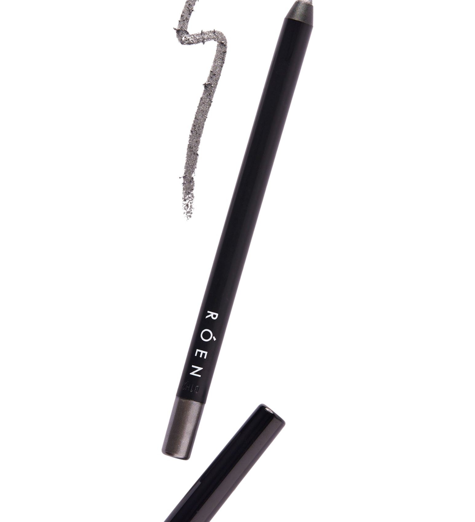  Delineador de Ojos GLOWY Shimmering Gunmetal (plateado brilloso) 