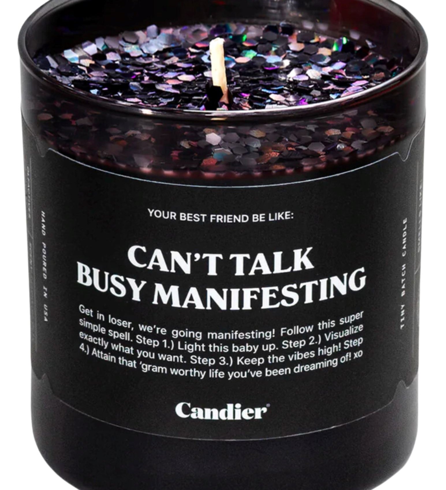 "Can't Talk, Busy Manifesting" - Vela Aromática Ryan Porter 