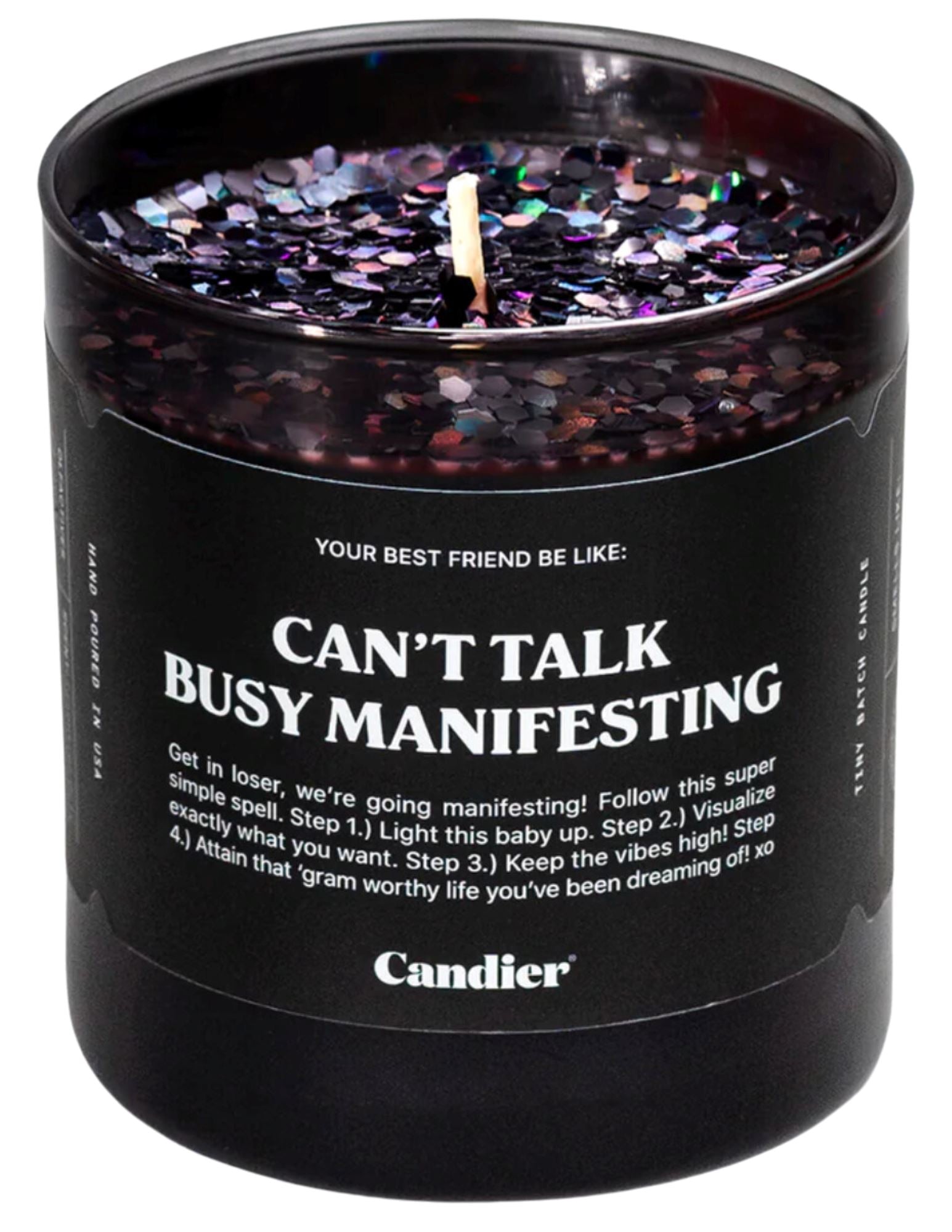 "Can't Talk, Busy Manifesting" - Vela Aromática Ryan Porter 