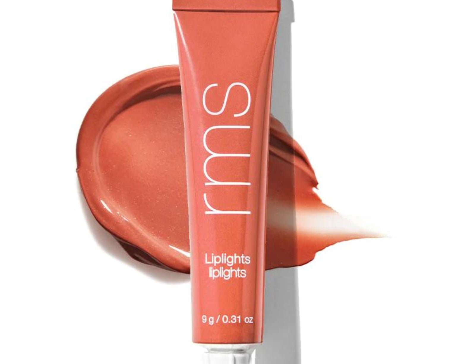Liplights Cream Lip Gloss RMS Beauty Bisou (coral suave) 