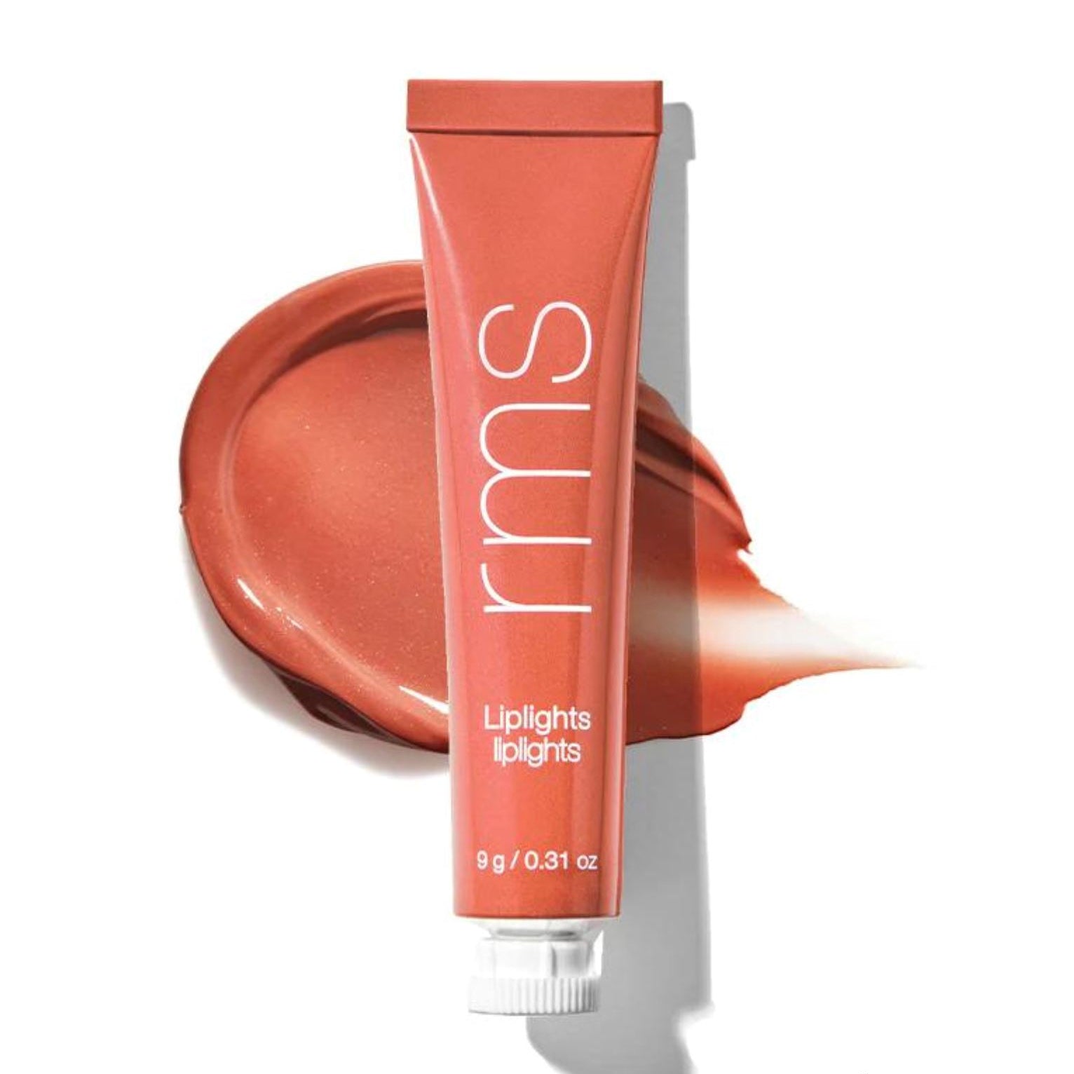Liplights Cream Lip Gloss RMS Beauty Bisou (coral suave) 