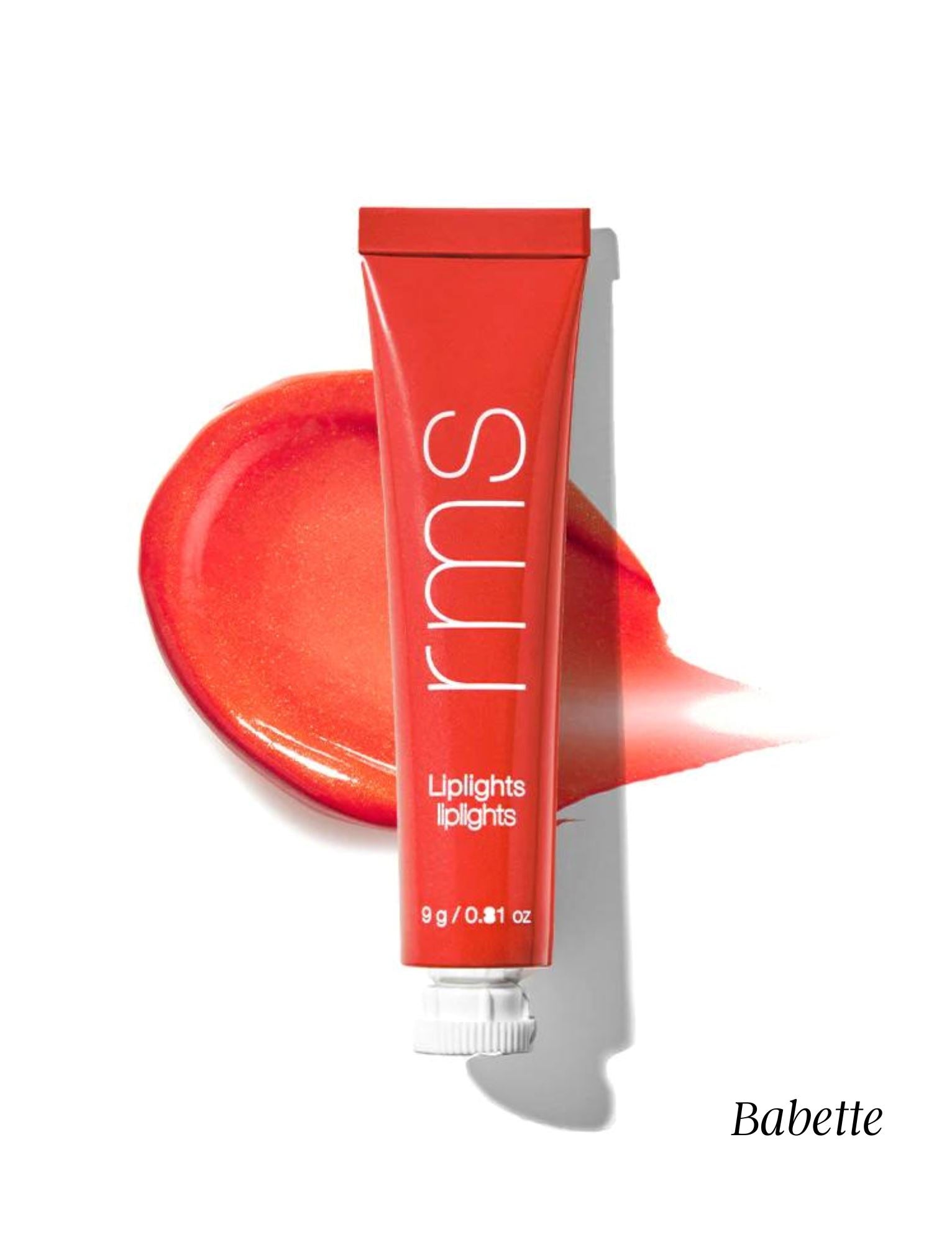 Liplights Cream Lip Gloss RMS Beauty Babette (rojo) 
