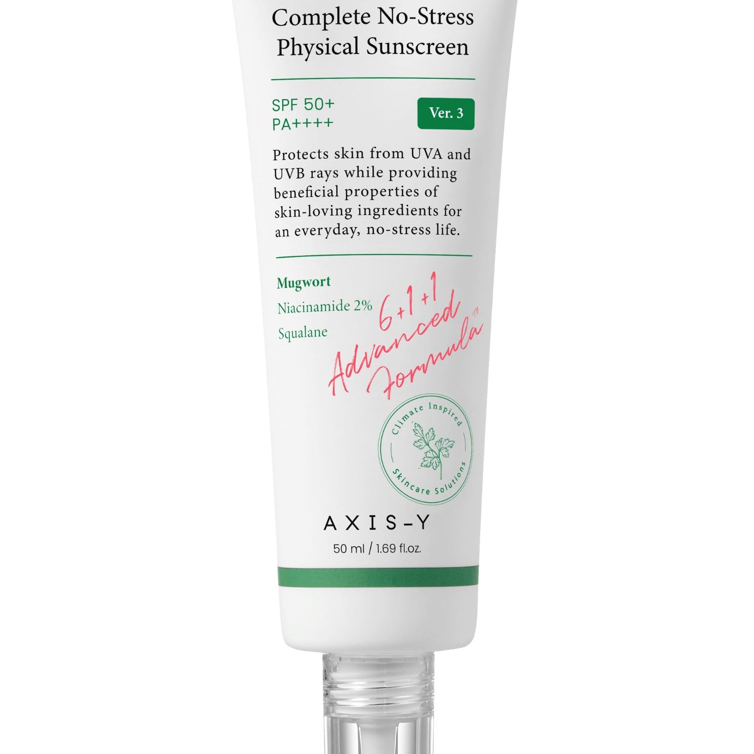 Complete No-Stress Physical Sunscreen SPF 50+ PA ++++ AXIS-Y 