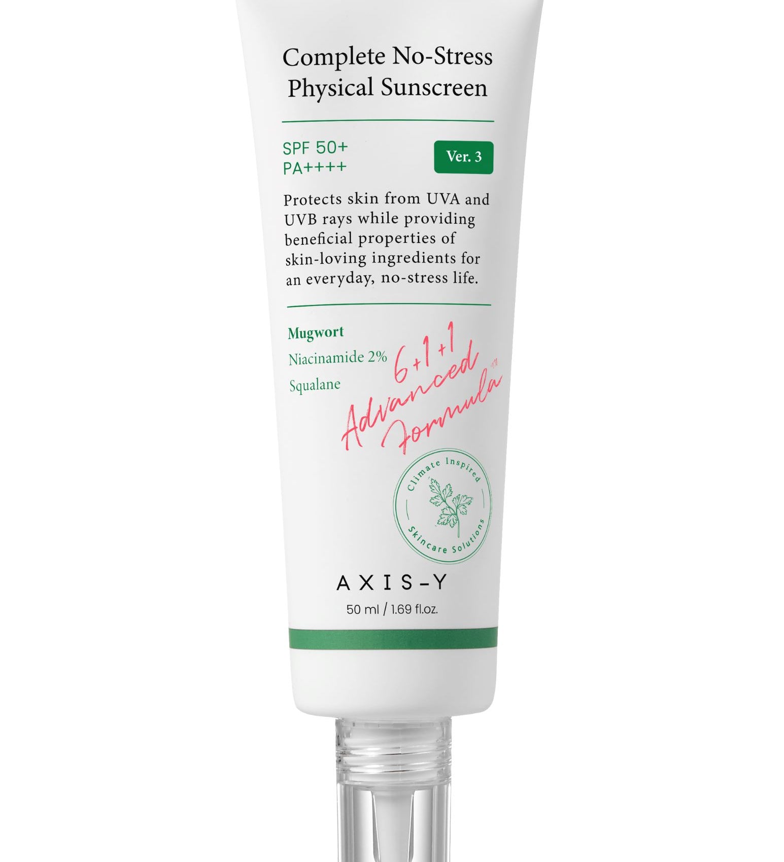 Complete No-Stress Physical Sunscreen SPF 50+ PA ++++ AXIS-Y 