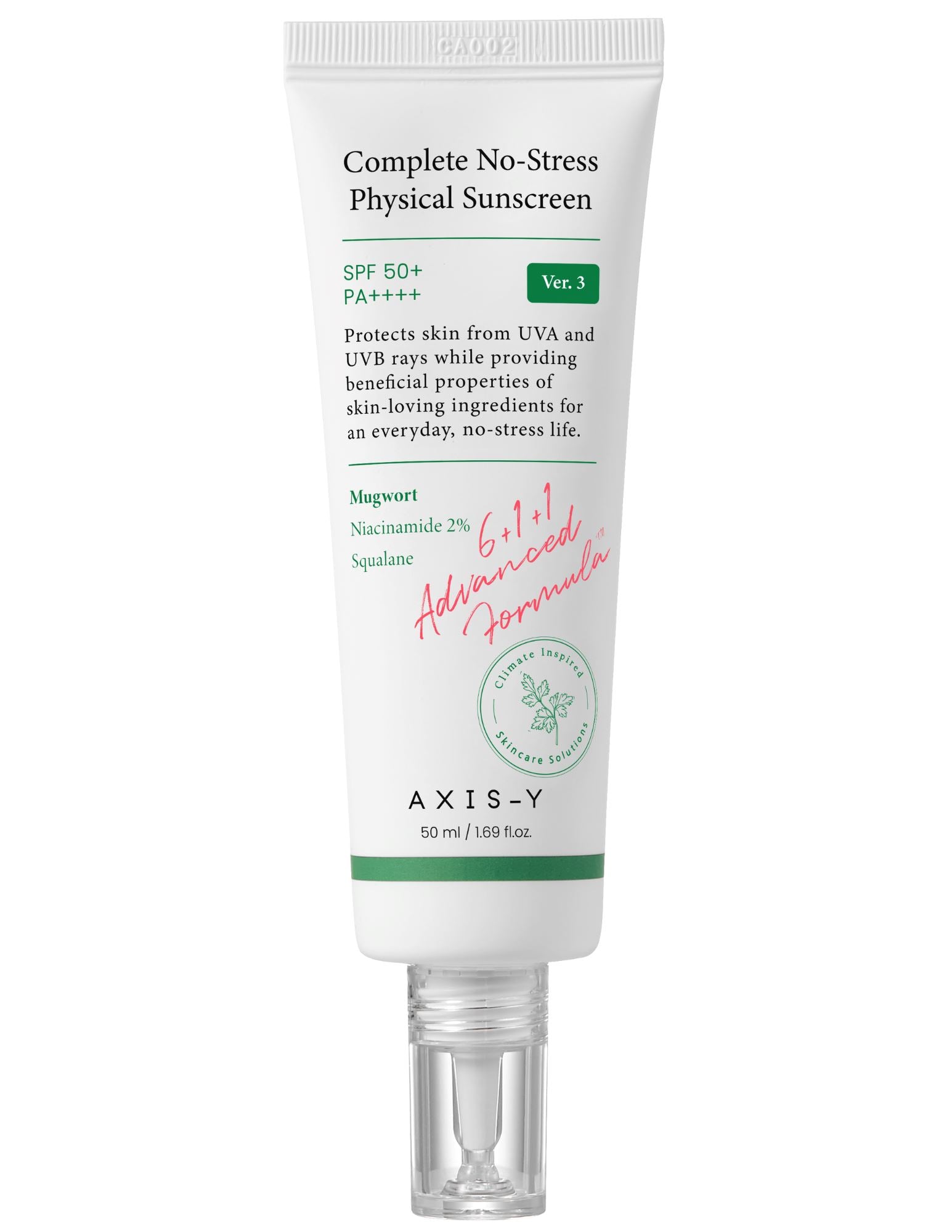 Complete No-Stress Physical Sunscreen SPF 50+ PA ++++ AXIS-Y 