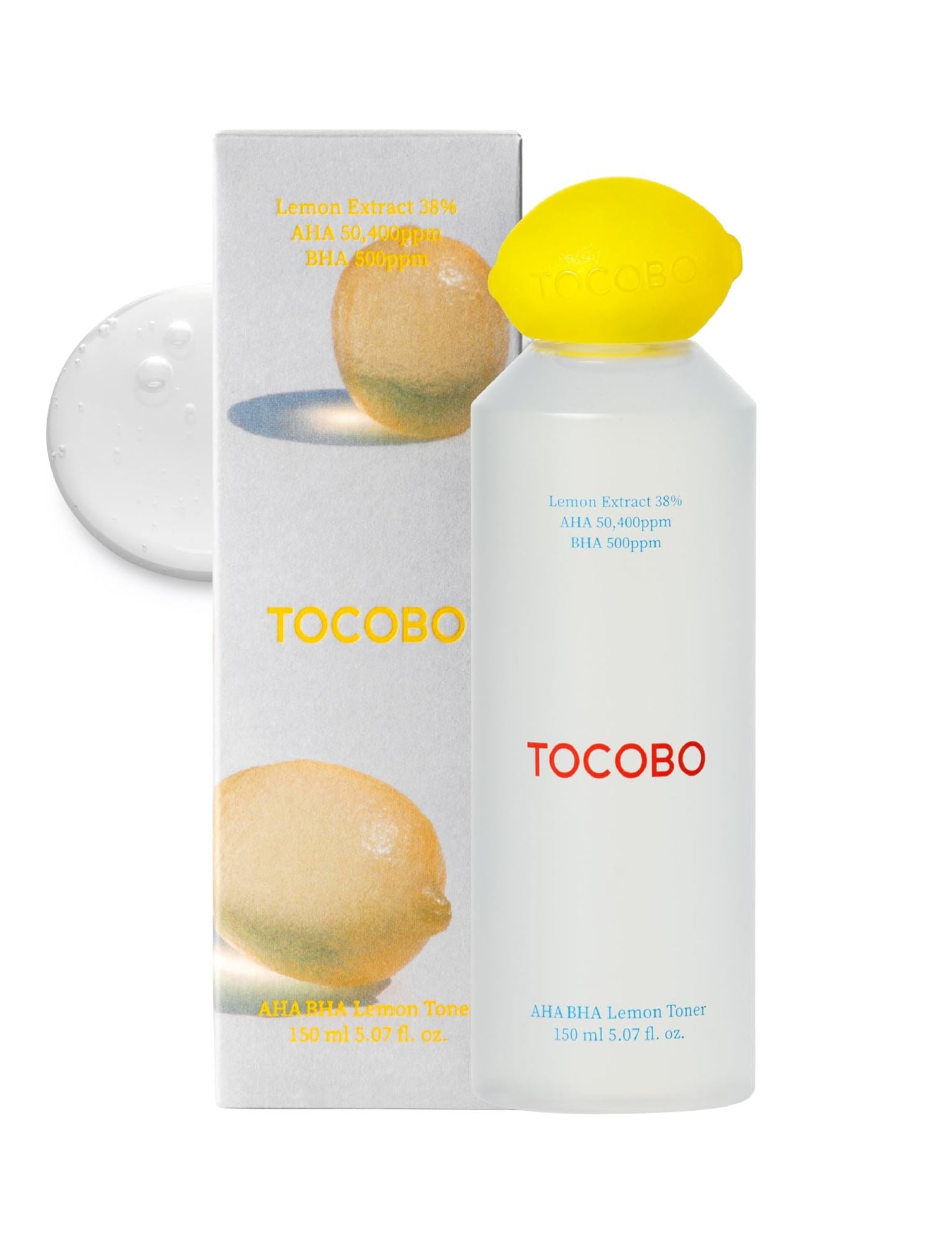 AHA BHA Lemon Toner | Tónico Exfoliante con Vitamina C Tocobo 