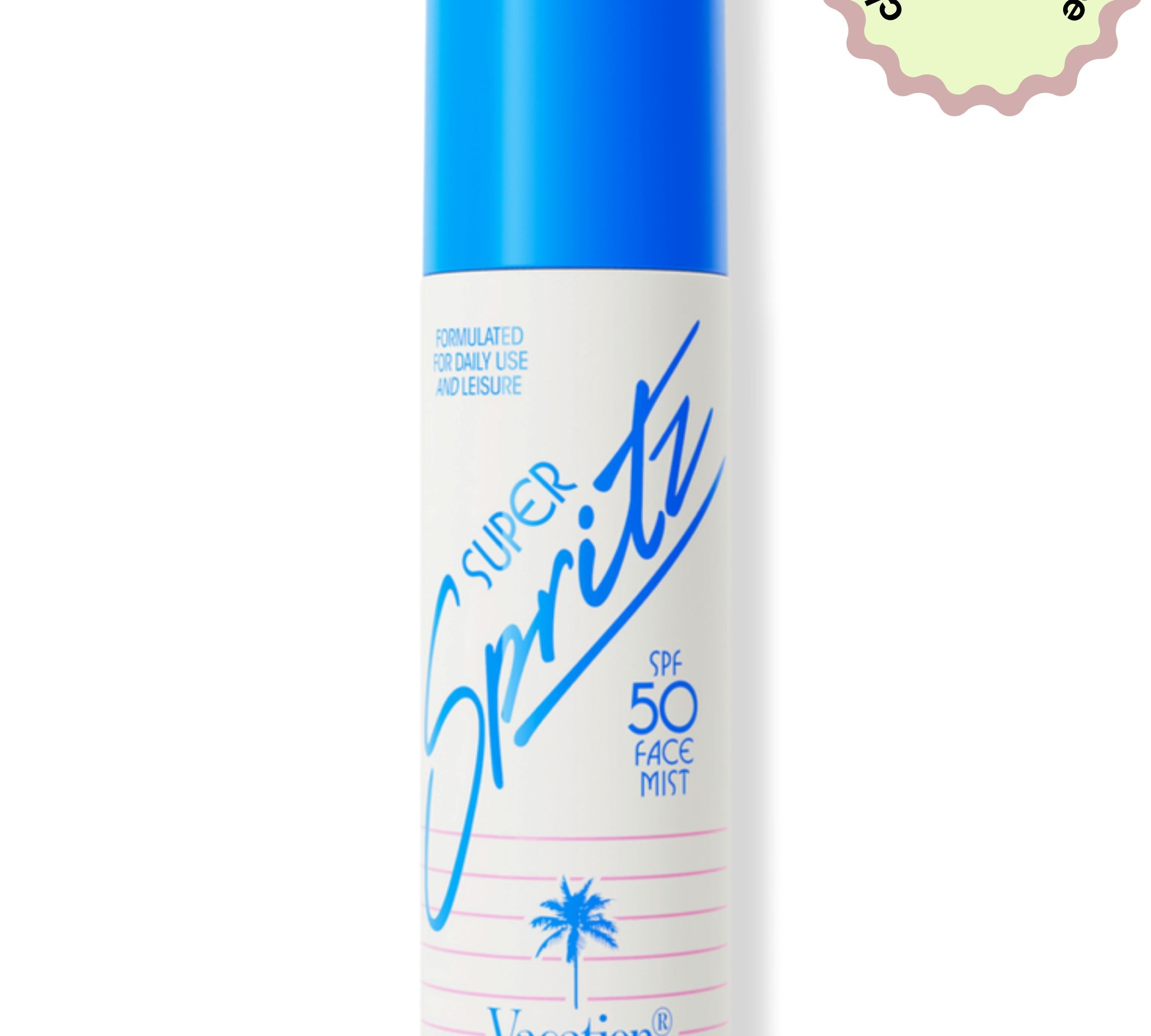 Super Spritz SPF 50 Face Mist | Protector Solar Refrescante Vacation Inc. 