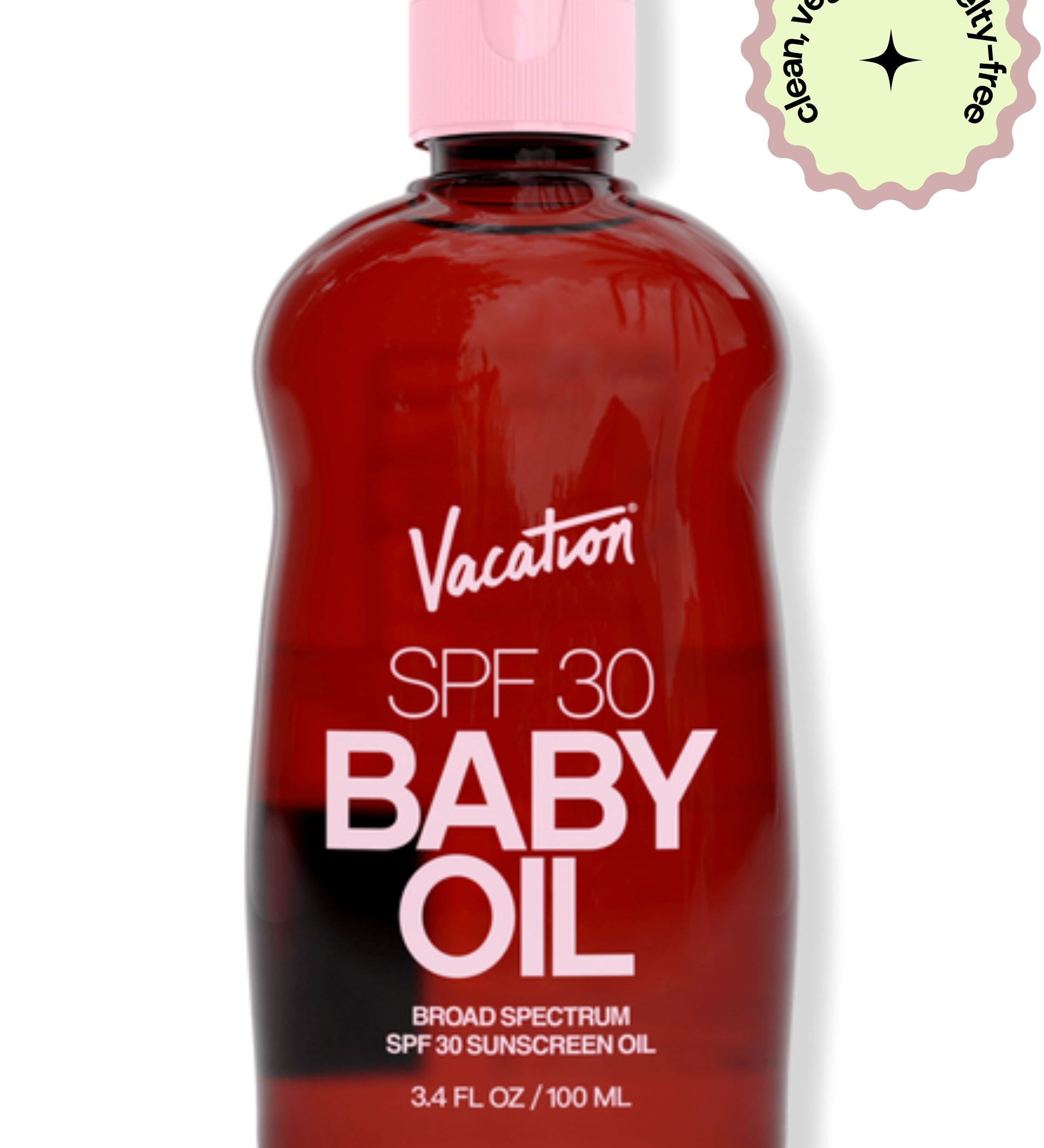Baby Oil SPF 30 Broad Spectrum Vacation Inc. 
