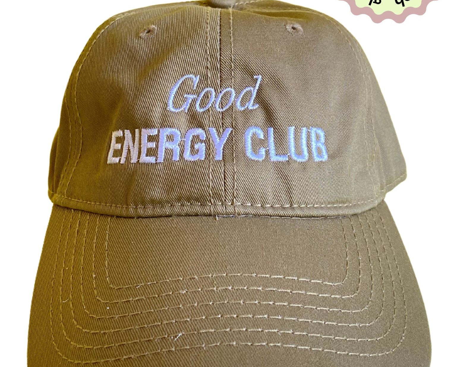 Gorra "Good Energy Club" GLOWY 
