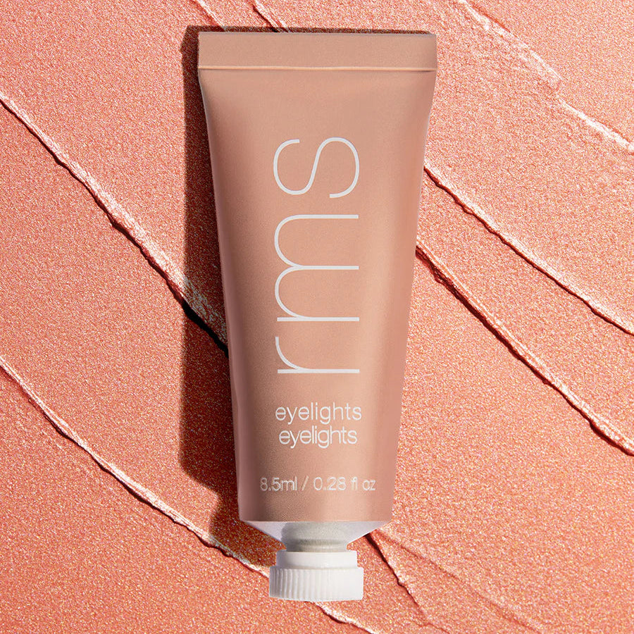 Eyelights Cream Eyeshadow | Sombra de ojos RMS Beauty SUNBEAM: coral dorado con un toque de melocotón 