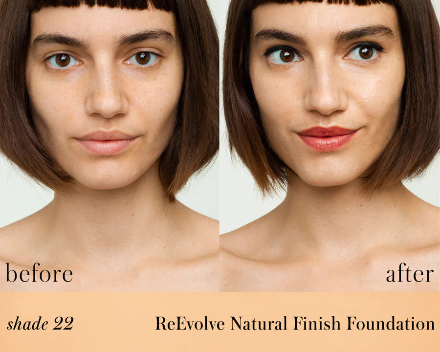 ReEvolve Natural Finish Liquid Foundation RMS Beauty 22 (a light-medium shade) 