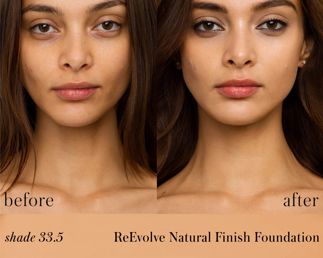 ReEvolve Natural Finish Liquid Foundation RMS Beauty 33.5 (warm tawny peach) 