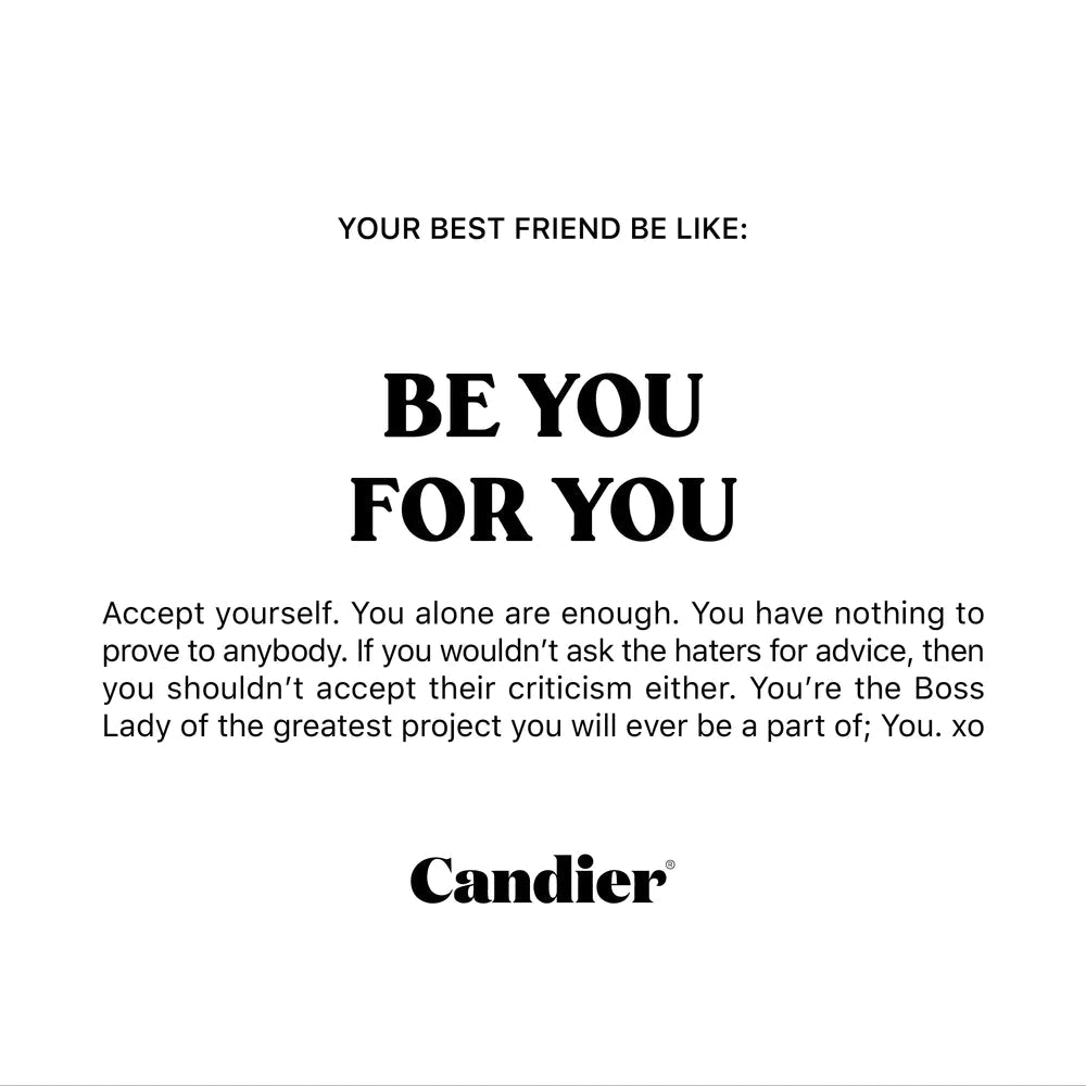 BE YOU FOR YOU - VELA AROMÁTICA Ryan Porter 