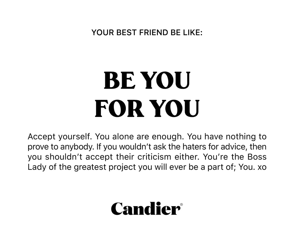 BE YOU FOR YOU - VELA AROMÁTICA Ryan Porter 