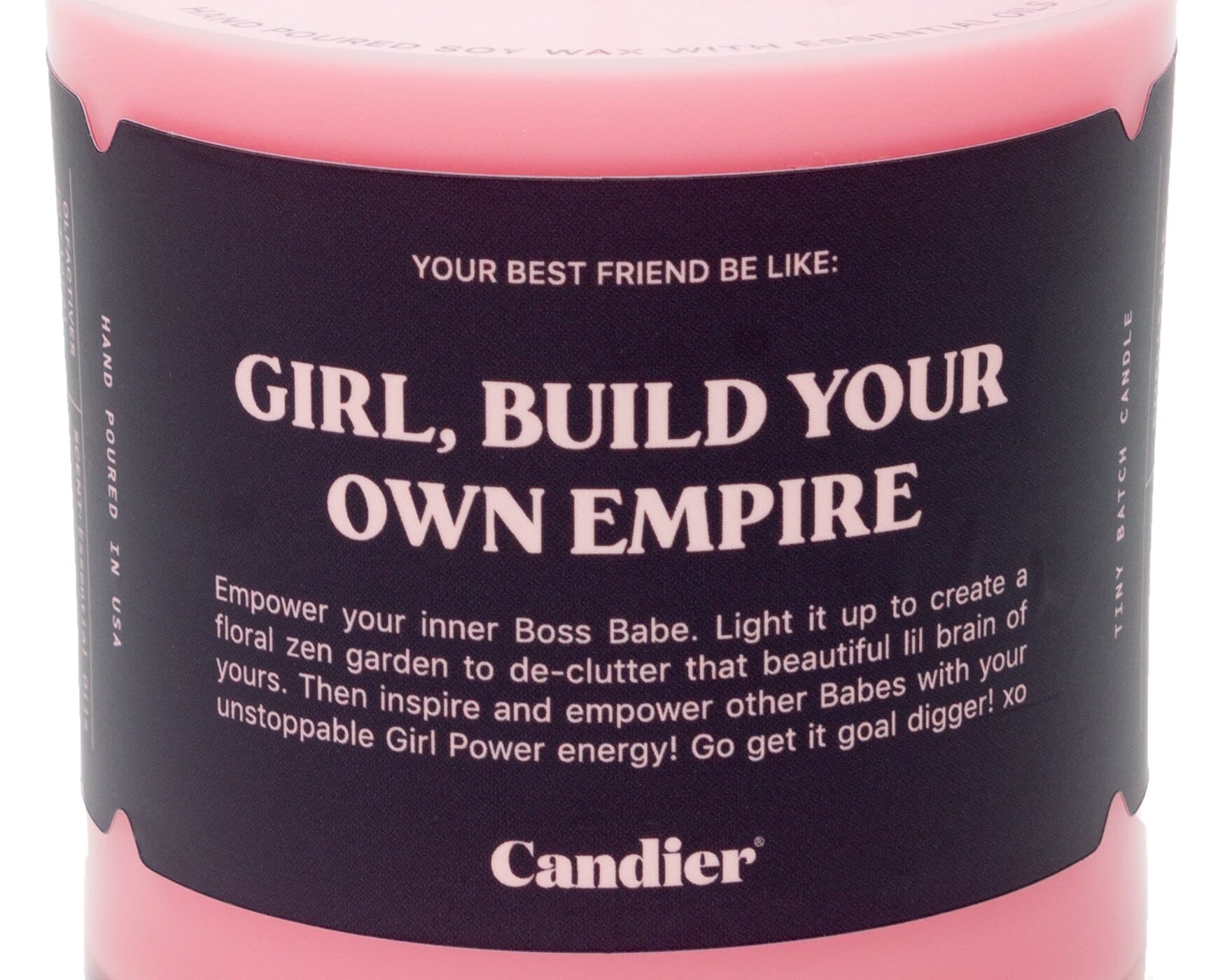 "Girl, Build Your Own Empire" - Vela Aromática Ryan Porter 