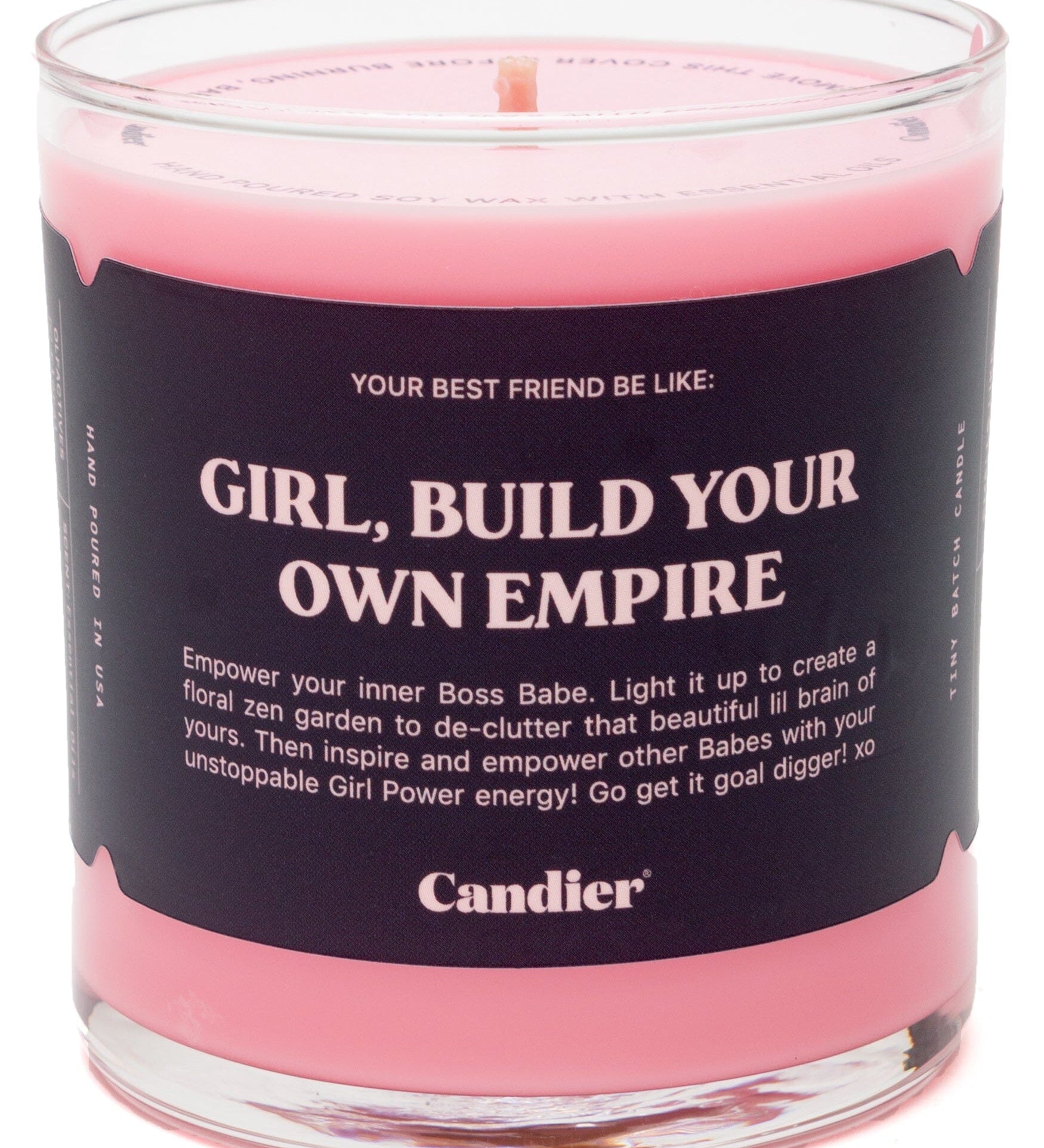 "Girl, Build Your Own Empire" - Vela Aromática Ryan Porter 