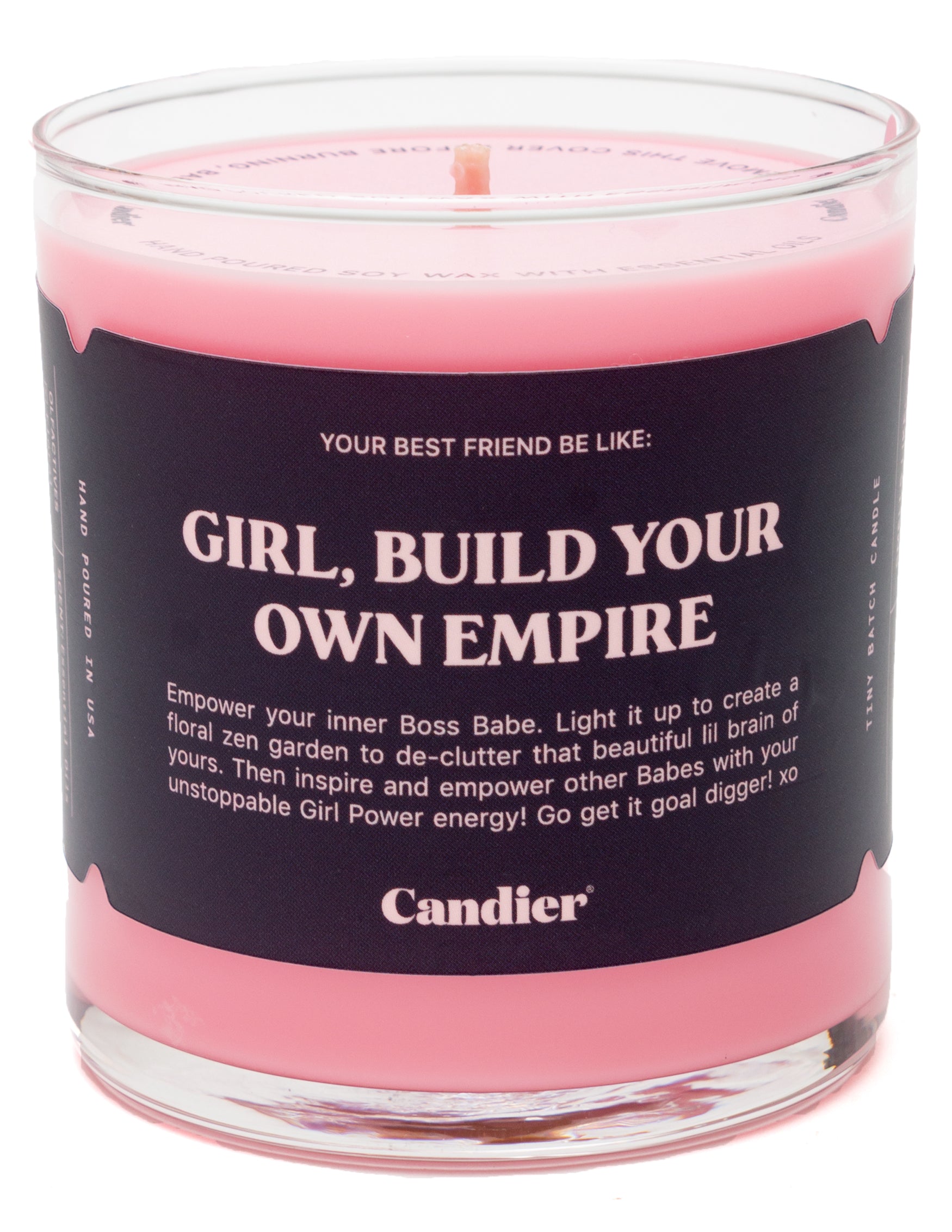 "Girl, Build Your Own Empire" - Vela Aromática